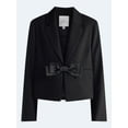 thumbnail image 5 of Free Assembly Women's Bow Front Cropped Blazer, Sizes XS-XXL, 5 of 5
