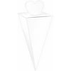 Cone Favor Box Wedding Party Supplies, 4-1/2", Pkg/50