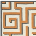 thumbnail image 3 of SAFAVIEH Four Seasons Lazar Geometric Polyester Area Rug, Ivory/Brown, 3'6" x 5'6", 3 of 5