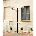 thumbnail image 5 of Luxury Commercial Living 3-Piece White Folding Outdoor Patio Bar Set 42.5", 5 of 7