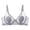 Gray, variant on Women's Lace Mesh Bra,Thin Cup Underwire Lingerie with Adjustable Spaghetti Straps,Relaxed Fit Everyday Intimates for Daily Wear,Sizes 32-38