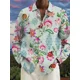 thumbnail image 1 of Camisa de lujo de moda 2024 para hombre, estilo social, con botones tipo polo, informal, con estampado occidental, cárdigan de fiesta para hombre, talla grande S-6XL, 1 of 6