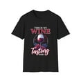thumbnail image 2 of Wine A Little Laugh A Lot Wine Tasting Wine Taster Drinking T-Shirt, 2 of 8