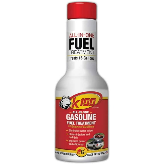 K100-G Additive, Gas Treat/Stabil, 8 oz., Black