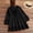 Black, variant on DONDPO Shirts for Women Womens Plus Size Tops Long Sleeve Shirts Blouses Lace Pleated Tunic Tops Womens Button Down Shirts Cotton Linen Shirts for Women Red 3XL