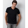 thumbnail image 3 of Gildan Mens Softstyle V-Neck T-Shirt, 3XL, Royal, 3 of 3