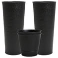 thumbnail image 1 of Worth 2 Pack 28" Metal Planter with Inside Pot for Indoors or Outdoors, Black, 1 of 12