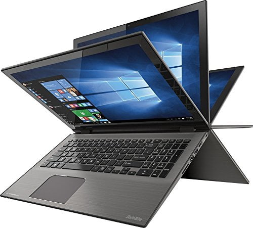 Toshiba Satellite Radius 2-in-1 15.6 4K Ultra HD Touch-Screen Laptop Intel Core i7 12GB Memory 256GB SSD Carb by Toshiba