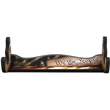 Rush Creek Creations Americana Single Gun Wooden Gun Rack Laminate