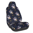 thumbnail image 1 of Wukai Astronaut Surfing Full Set Car Seat Covers with Soft Padding Universal Auto Front Seats Protector and Cushion Mat, 1 of 5