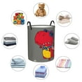 thumbnail image 6 of Goofa Dinosaur Super Hero Cartoon Printed Circular Hamper,Laundry Basket with Handles,Storage Baskets Foldable,Large Capacity Laundry Hamper-Small, 6 of 8