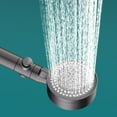thumbnail image 5 of Portable Bathroom 8 Spray Mode ABS Detachable Handheld Shower Head Shower Sprinkler Water Saving Sprayer Shower Sprayer BLACK, 5 of 8