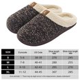 thumbnail image 3 of Pantuflas con forro de piel sintética para hombre, pantuflas antideslizantes de lana para dormitorio, para interior y exterior DQrwqpou Tenis De Mujer Tenis De Hombre, 3 of 8
