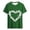 #176-Green, variant on Craaazy Men's and Women Shamrock Graphic St Patrick's Day Short Sleeve Blouses Crewneck Plus Size Clover Prints Holiday Celebrating Clothes Gifts