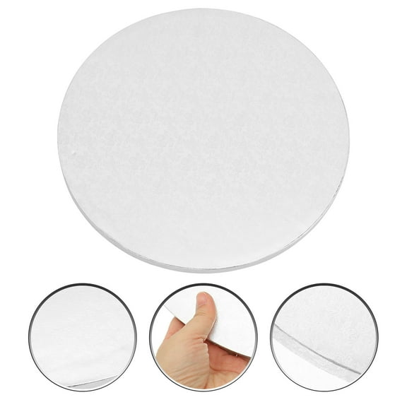 FUEENIRVA Round Cake Plate Made from Aluminum Foil and Paper for Cake Shops