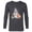 Charcoal Heather, variant on Disney Princess Sparkle Squad Christmas Holiday Castle - Long Sleeve T-Shirt for Men - Customized-Navy