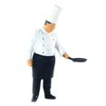 thumbnail image 1 of Figurines Figurines de Chef de Restaurant pour des Scènes Miniatures Chef, 1 of 8