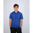 thumbnail image 2 of Real Essentials 3 Pack: Men's Dry Fit Short Sleeve Active Athletic Hoodie Pullover Sweatshirt (Available in Big & Tall), 2 of 7