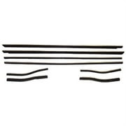 Fairchild KF2077 Belt Weatherstrip Kit For 1964-1966 Ford Mustang (Front & Rear Inner & Outer Driver side and Passenger side)