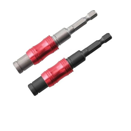 

Magnetic Screw Drill Tip Quick Change Locking Bit Holder with Spring Release