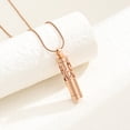 thumbnail image 4 of Hollow Cylinder Urn Necklace for Ashes Vial Cremation Jewelry for Women Men Memorial Keepsake Locket Necklace, 4 of 6