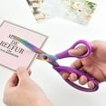 thumbnail image 3 of SUTENGDA Winter Savings Clearance!  Craft Sewing Scissors Titanium Alloy Blade Multi-purpose Scissors Set 3 Pieces, 3 of 6