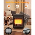 thumbnail image 4 of Kohree Portable Propane Heater, Indoor 18,000 BTU Cabinet Space Heater with 3 Heat Settings for Garage, Camping, RV, Outdoor, 4 of 14