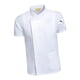 thumbnail image 5 of Chaqueta de chef de manga corta, transpirable, uniforme de cocina para hombre y mujer. Blanco XXXXL, 5 of 8