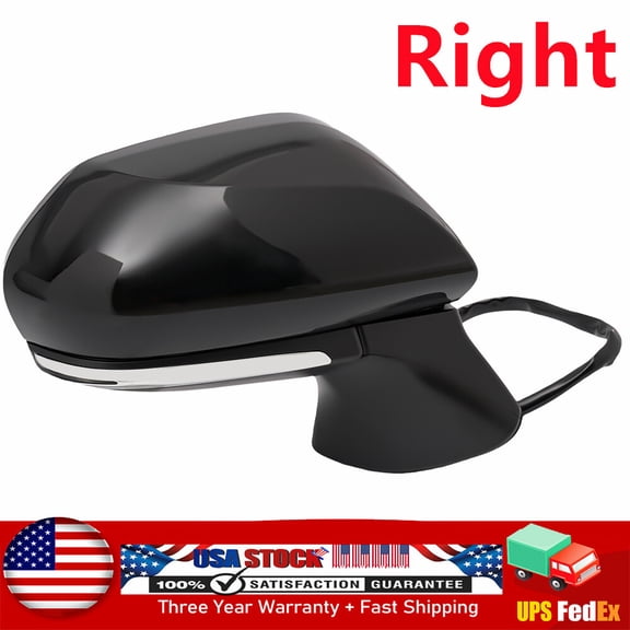 for 2018-2024 TOYOTA CAMRY Right Passenger Side View Mirror Assembly OEM Black