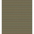 thumbnail image 3 of Ambesonne African Duvet Cover Set, Folkloric Bohemian Stripes, Calking, Pale Coffee and Jade Green, 3 of 3
