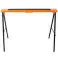 thumbnail image 5 of Saw Horses 2 Pack, Folding Portable Work Horse with Fast Open Legs, Convenient Handle, Heavy Duty Steel Sawhorse for Garage, Workshop, Fully Assembled,orange+black color, 5 of 15