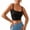 Tank Tops for Women Black, variant on TrendOFT Built in Bra Tank Tops for Women Soft Stretchy Scoop Neck Fitted Crop Tops Spaghetti Strap Camisole Black L