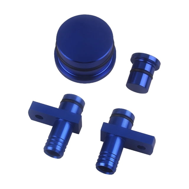 Graflsoa Premium Blue Aluminum Alloy PCV Reroute Kit for Duramax 2004.5-10 Diesel 6.6L - Corrosion Resistant, Durable, Easy Installation