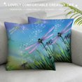 thumbnail image 3 of Chilfamy Dragonfly Grass Sky Pillow Covers for Couch Sofa Indoor Outdoor Pillow Case Soft and Durable All Year Round Suitable Throw Pillow Cover 1 PC 22x22in, 3 of 5