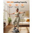 thumbnail image 5 of Niceday Steppers for Exercise, Stair Stepper with Resistance Bands, Mini Stepper with 300LBS Loading Capacity, Hydraulic Fitness Stepper with LCD Monitor, 5 of 10