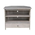 thumbnail image 6 of International Concepts 35" Mission Corner TV Stand in Washed Gray, 6 of 11