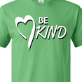 thumbnail image 4 of Inktastic Be Kind with Heart Ribbon in White Text T-Shirt, 4 of 5