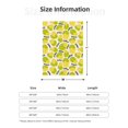thumbnail image 4 of Throw Blanket for Couch Sofa and Bed, Cute Gold Corn Super Soft Plush Throw Blanket, Fuzzy Cuteness Comfy Warm Washable Flannel Blanket & Throws for All Season 60"x50", 4 of 5