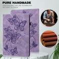 thumbnail image 4 of Case Fits All-New Amazon Kindle Fire HD 10 & 10 Plus Tablet 11th Generation,2021 Release) 10.1" - Slim Folding Stand Cover PU Leather Butterfly Embossed Pencil Holder Shockproof Protective - Purple, 4 of 9