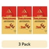(3 pack) TOBLERONE Tiny Milk Chocolate Bars with Honey and Almond Nougat, 1 Gift Bag (30 Pieces)