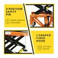 thumbnail image 5 of 350lbs Hydraulic Motorcycle Lift Table 4 Wheels ATV Dirt Bike Scissor Jack Stand, 5 of 5