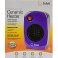 Soleil Personal Electric Ceramic Heater, 250 Watt MH01, Purple