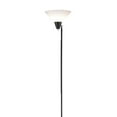 thumbnail image 3 of Adesso Home Decor Office Swivel Standing Floor Pole Lamp Light w/ Shade, Black, 3 of 5