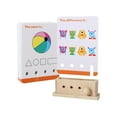 thumbnail image 1 of Tarjetas didácticas, juguete clasificador de formas, juego de clasificación preescolar, aprendizaje temprano, paciencia Nivel simple, 1 of 9
