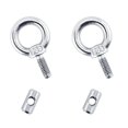 thumbnail image 1 of 2 Pcs Butées de Rail de Store Arrêts Véhicule Récréatif Caravane Argent Acier Inoxydable M4 X Diamètre 12mm X 6mm Pièces de Véhicule Récréatif RV, Facile à Utiliser, 1 of 7