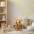 thumbnail image 2 of 29"  Peach, Green and Yellow Spring Floral Standing Sunflower Girl Decorative Figure, 2 of 3