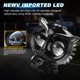 thumbnail image 5 of Luces LED en cápsulas, luces antiniebla blancas y amarillas, haz puntual de 4 pulgadas, 60 W, luces de trabajo para camioneta, camioneta, motocicleta, SUV, ATV, camión, barco, paquete de 2, 5 of 5