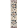 thumbnail image 2 of SAFAVIEH Madison Louise Overdyed Floral Runner Rug, Ivory/Fuchsia, 2' x 8', 2 of 7