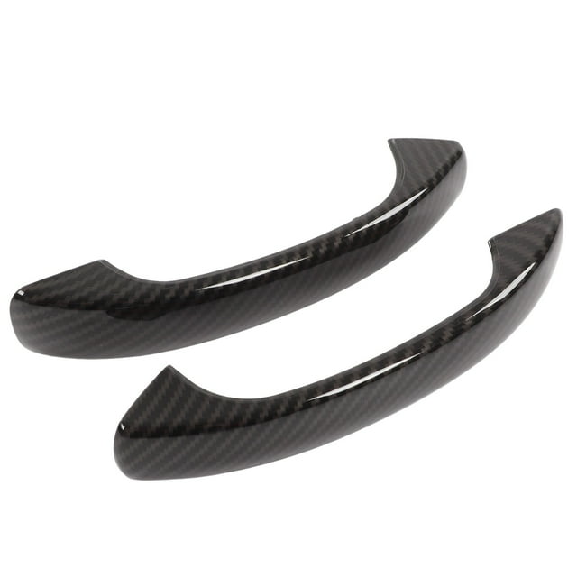 Garniture de Couvercle de Poignée de Porte Extérieure, Anti-Rayures Anti-Usure Décoration de Poignée de Porte Extérieure Haute Résistance Noir Brillant pour la Modification de Voiture