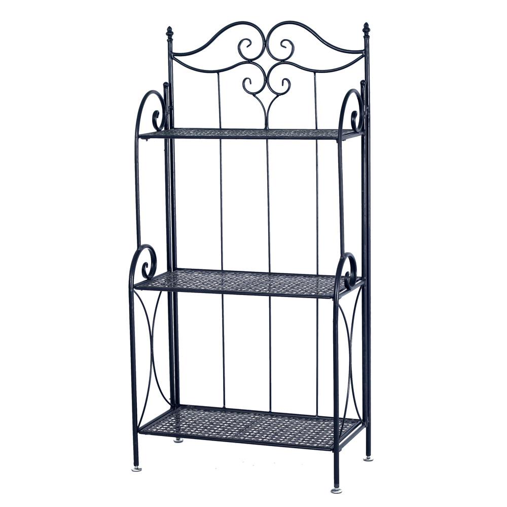 GoDecor Metal Foldable 3Tier Plant & Home Décor Display Stand Rack